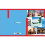 Nebulo: Gumena mapa A4 Tajland