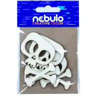 Nebulo: Kartonski ukrasi lubanja, set od 6 komada