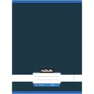Nebulo: Klaman spiralno glatka grafitno plava bilježnica 80-32 A/4