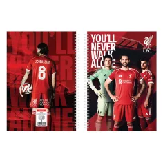 Nebulo: Liverpool spiralna bilježnica, linirana, 60 listova, A4, 1 kom.