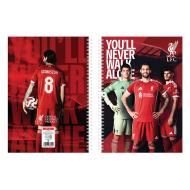 Nebulo: Liverpool spiralna bilježnica s kvadratićima, 60 listova, format A4, 1 kom.
