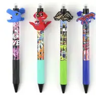 Nebulo: Ljuti dinosaur izbrisiva gel olovka na pritisni gumb, više vrsta, 1 komad