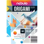 Nebulo: Origami papiri formata A/4, 10 komada, 80g