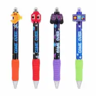 Nebulo: Pixel Gamer gel olovka na pritisak, izbrisiva, razne vrste, 1 komad