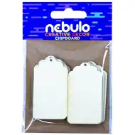 Nebulo: Prateće kartonske dekoracije s etiketama, set od 6 komada