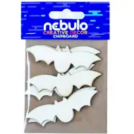 Nebulo: Set od 6 kartonskih ukrasa šišmiša