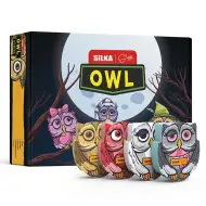 Nebulo: Silka gumica - s uzorkom sove 1 komad