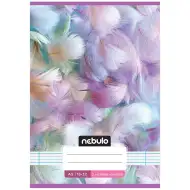 Nebulo: Šivena bilježnica za 2. razred s crtama, uzorak pero, 16-32 A/5