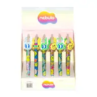 Nebulo: Smile gel olovka s gumbom za pritiskivanje, može se brisati, razne vrste, 1 komad