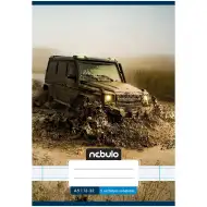 Nebulo: Spajalica bilježnica s crtama za 3. razred s motivom off-road terenskog vozila 12-32 A/5