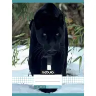 Nebulo: Spajalica karirani bilježnica s uzorkom crnog pantera 87-32 A/4