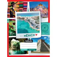 Nebulo: Spajalica kvadratična bilježnica s meksičkim uzorkom 87-32 A/4