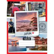 Nebulo: Spajalica s crtama s japanskim uzorkom, bilježnica 81-32 A/4