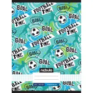 Nebulo: Spremnica s kvadratićima s natpisom "Football time", uvezana, 87-32 A/4