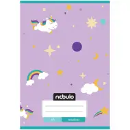 Nebulo: Spremnica za zadaće A/5 s ušivenim jednorog uzorkom