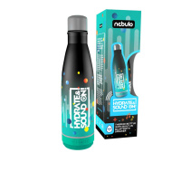 Nebulo: Termo boca 460 ml s ugrađenim Bluetooth zvučnikom u crno-tirkiznoj boji