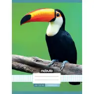 Nebulo: Uvezana bilježnica s kvadratićima i uzorkom tukana 87-32 A/4