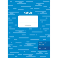 Nebulo: spajana linirana bilježnica 81-32 A4