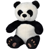 Nicotoy: Sjedeća plišana panda 33 cm - Simba Toys
