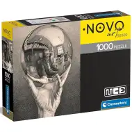 Novo Art: M. C. Escher - Ruka sa reflektirajućom sferom 1000 komada puzzle - Clementoni