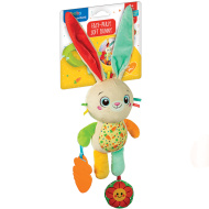 On the go plišani zečić s grickalicom - Clementoni