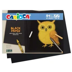 Pakiranje crnog A4 papira, 20 listova - Carioca