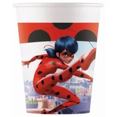 Papirnate čaše Miraculousova avantura – set od 8 komada, 200 ml