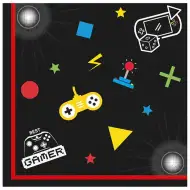 Papirnati s motivom za gamere, pakiranje od 20 komada