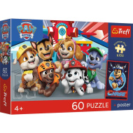 Paw Patrol 60-dijelna premium plus dječja slagalica s posterom - Trefl