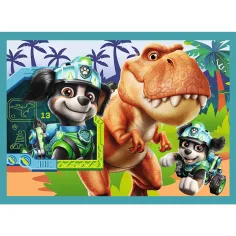 Paw Patrol: Pustolovine na otoku dinosaura - komplet slagalica 4 u 1 - Trefl slika 4
