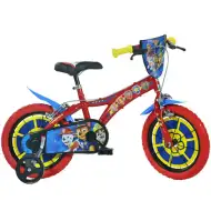Paw Patrol crveno-plavi dječji bicikl veličine 14 – Dino Bikes bicikl
