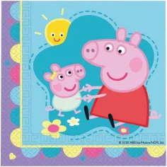 Peppa Pig set papirnatih salveta - 2-slojne, 33 x 33 cm, 20 kom