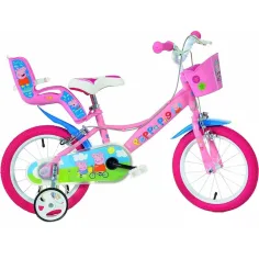 Peppa Prase ružičasti dječji bicikl, veličine 16 - Dino Bikes