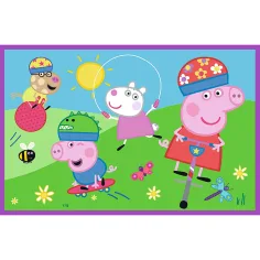 Peppa na igralištu 2x24 komada puzzle - Trefl slika 2