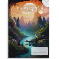 Pišem i crtam bilježnica za 3. razred 2 u 1, crtovlje i prazne stranice, format A/5