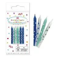 Plave rođendanske svijeće 12 komada.