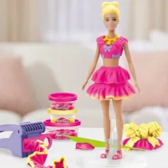 Play-Doh: Barbie kovrče i mašne set za modeliranje - Hasbro slika 3
