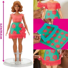 Play-Doh: Barbie set za izradu cvjetnih uzoraka i resa - Hasbro slika 2