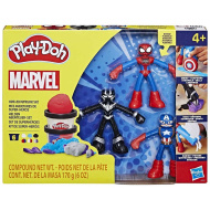 Play-Doh: Marvel - Herojske pustolovine set plastelina s 3 figuricama - Hasbro