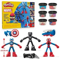 Play-Doh: Marvel - Herojske pustolovine set plastelina s 3 figuricama - Hasbro slika 2