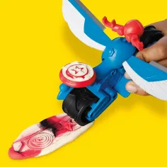 Play-Doh: Marvel Kapetan Amerika Moto Slicer set za igru - Hasbro slika 4