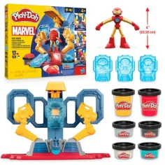 Play-Doh Marvel: Osvetnici Iron Man laboratorij za izradu oklopa sa svjetlom i zvukom - Hasbro slika 2