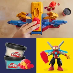 Play-Doh Marvel: Osvetnici Iron Man laboratorij za izradu oklopa sa svjetlom i zvukom - Hasbro slika 3