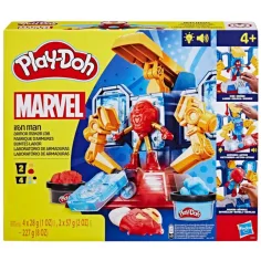 Play-Doh Marvel: Osvetnici Iron Man laboratorij za izradu oklopa sa svjetlom i zvukom - Hasbro slika 4