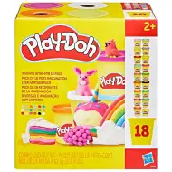 Play-Doh: Set od 18 posudica plastelina 1530 g - Hasbro