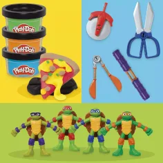 Play-Doh: Set za igru Tinejdžerski mutant ninja kornjače Cowabunga Creations - Hasbro slika 4