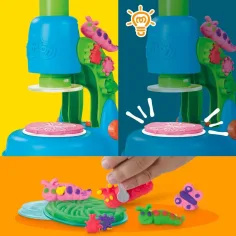 Play-Doh: Wonder Glow set s mikroskopom za modeliranje sa svjetlećim elementima – Hasbro slika 2