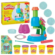Play-Doh: Wonder Glow set s mikroskopom za modeliranje sa svjetlećim elementima – Hasbro slika 3
