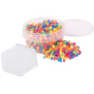 PlayBox: 5 mm MIDI glačane neonske perle s 1000 komada šesterokutnom podlogom