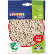 PlayBox: 5 mm MIDI perle za peglanje, 1000 kom, u svijetlosmeđoj boji